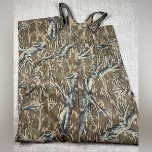 Vintage Mossy Oak Treestand Straight Leg Boho Hunting Overalls Size XL USA